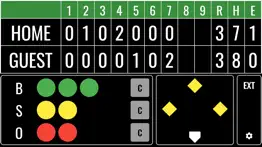 easy baseball scoreboard iphone screenshot 1