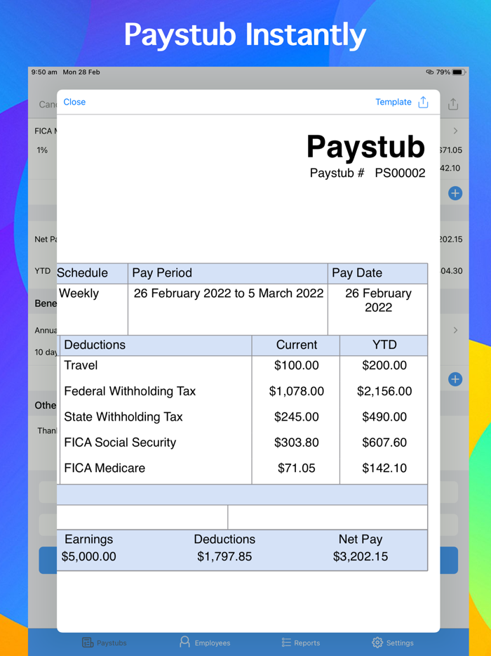 Paystub Generator