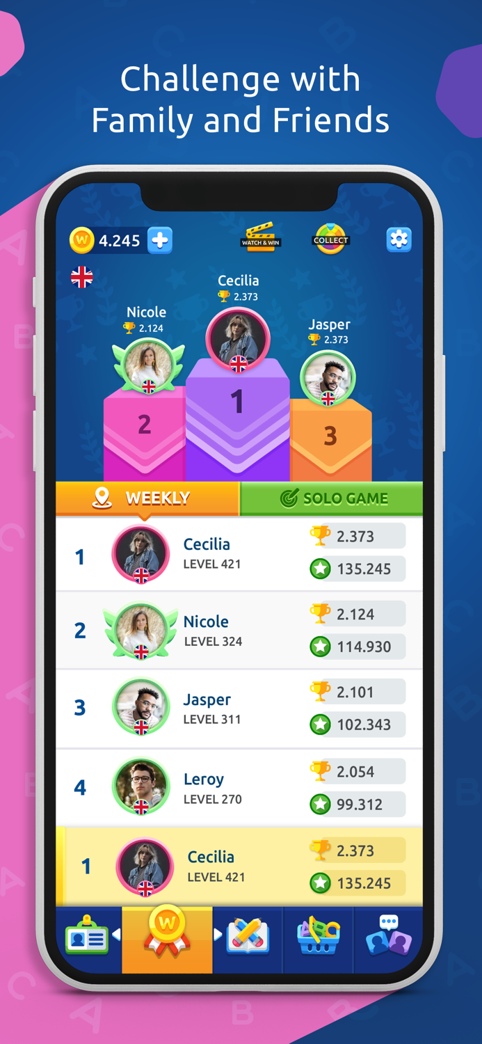 Wordy - Multiplayer Word Game