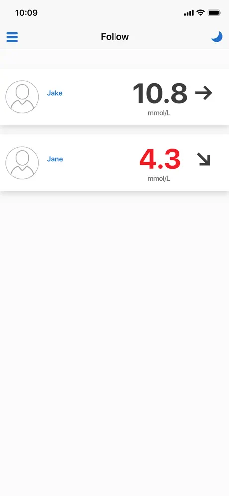 Dexcom Follow mmol/L DXCM1