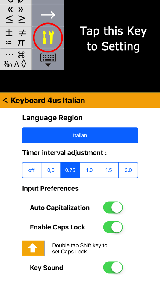 #4. K4us Italian Keyboard (iOS) 由: 4us
