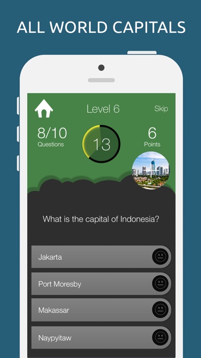 World Quiz Trivia Game Screenshot