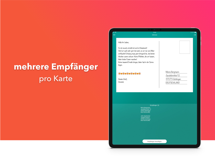 Stamp - Foto Postkarten App