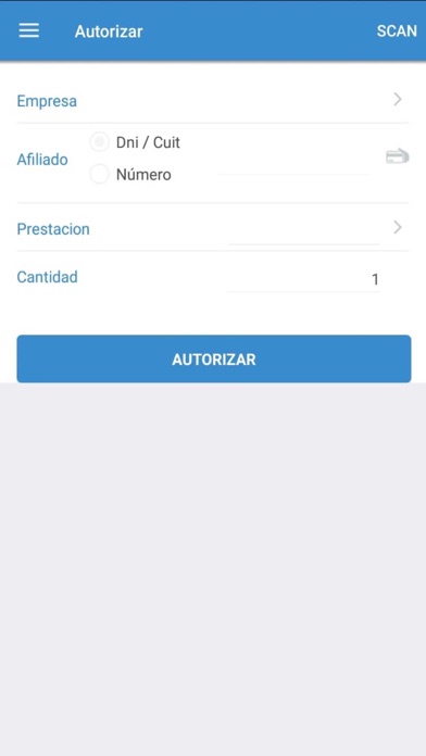 Autorizame Prestadores Screenshot