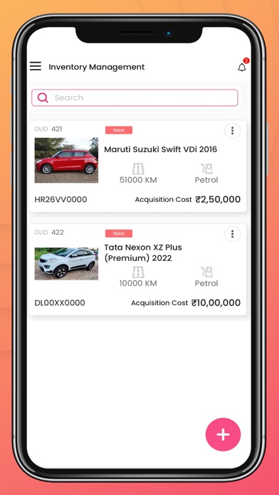 Automobile Dealership App Screenshot