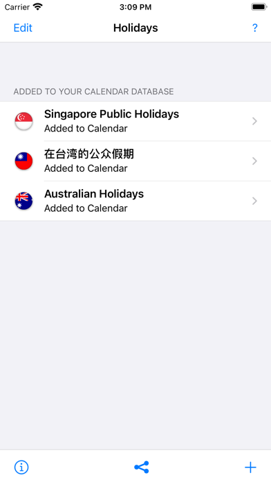 Singapore Public Holidays 2023 Screenshot