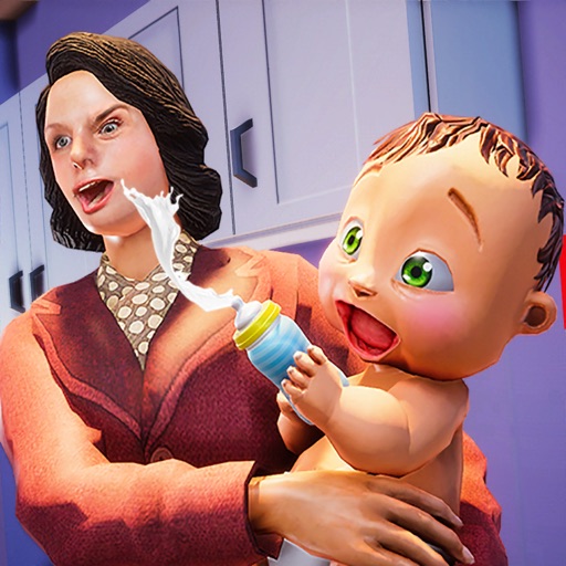 Naughty Baby Life Mom Sims 3D Icon