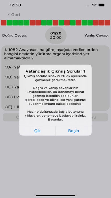 KPSS Soru Çöz Screenshot