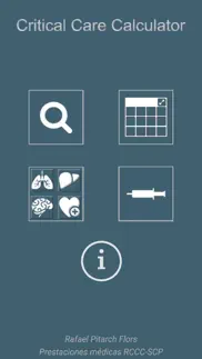 critical care calculator iphone capturas de pantalla 2
