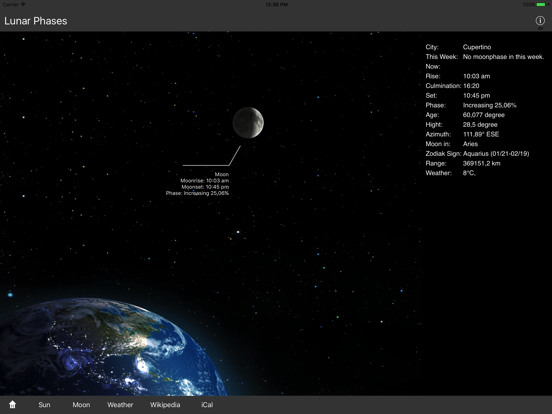 Screenshot #4 pour Lunar Phases