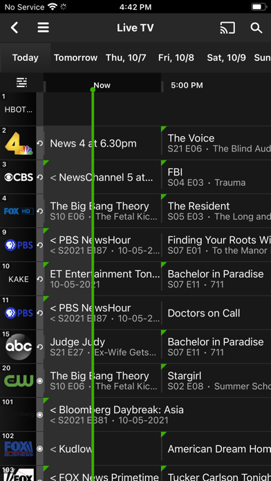 YourTV Green Screenshot