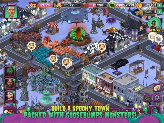 Goosebumps Horror Town iPad app afbeelding 1