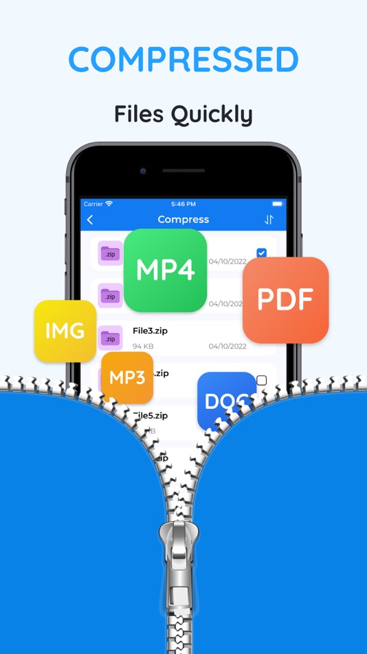 #2. AZIP Master: ZIP, RAR & Unzip (iOS) Podle: Le Thi Phuong Ninh