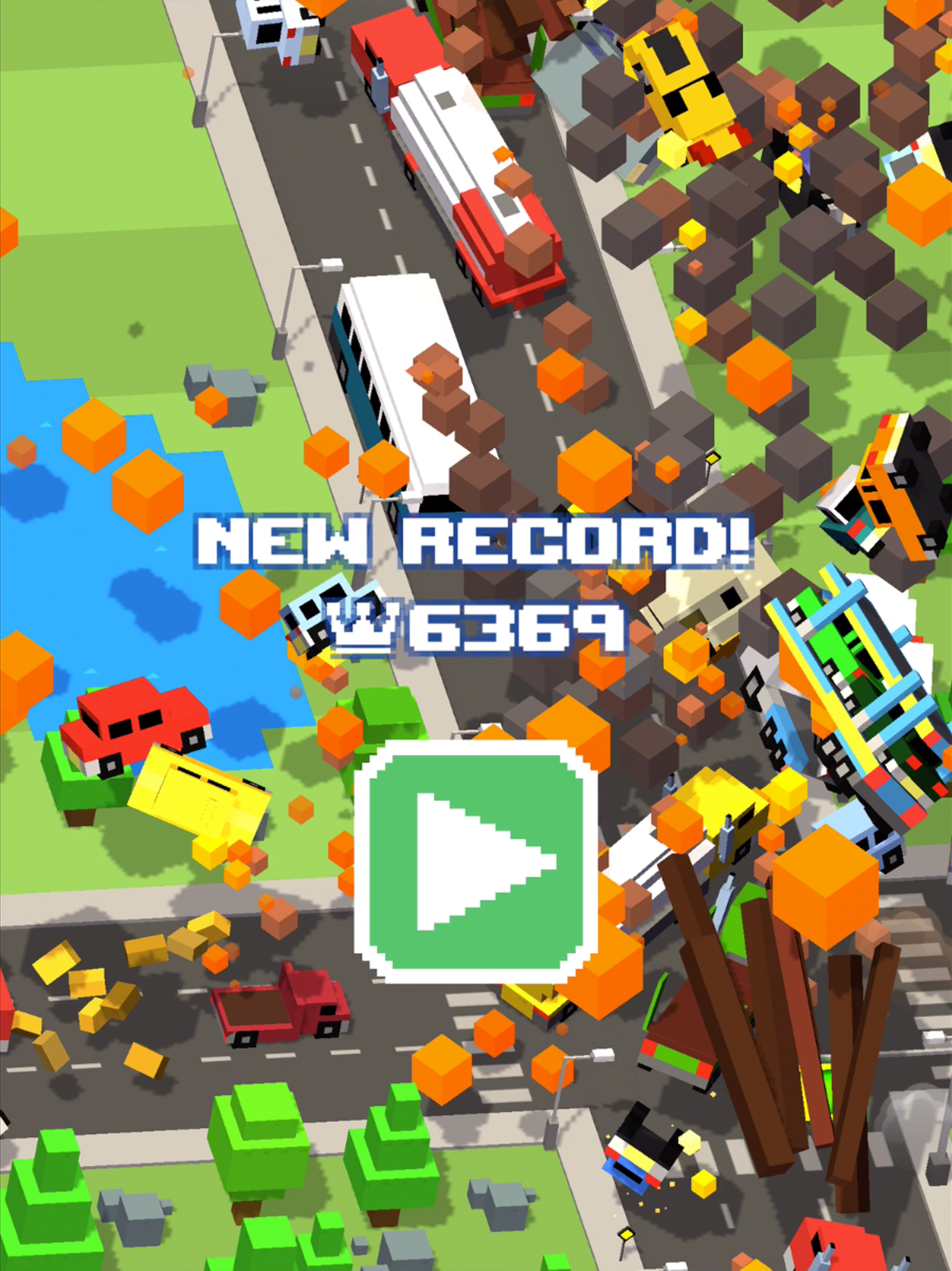 Crossy Crash Traffic Panic