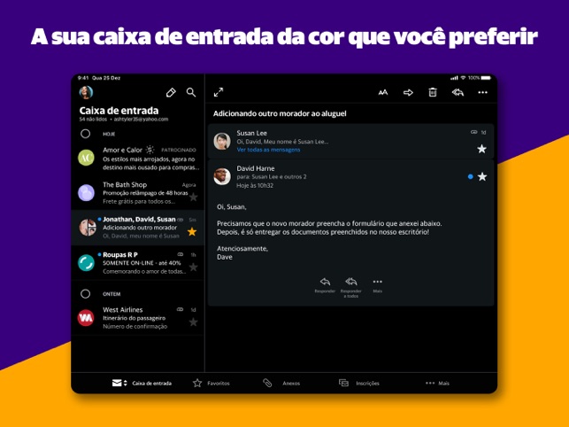 Yahoo Mail – e-mail organizado na App Store