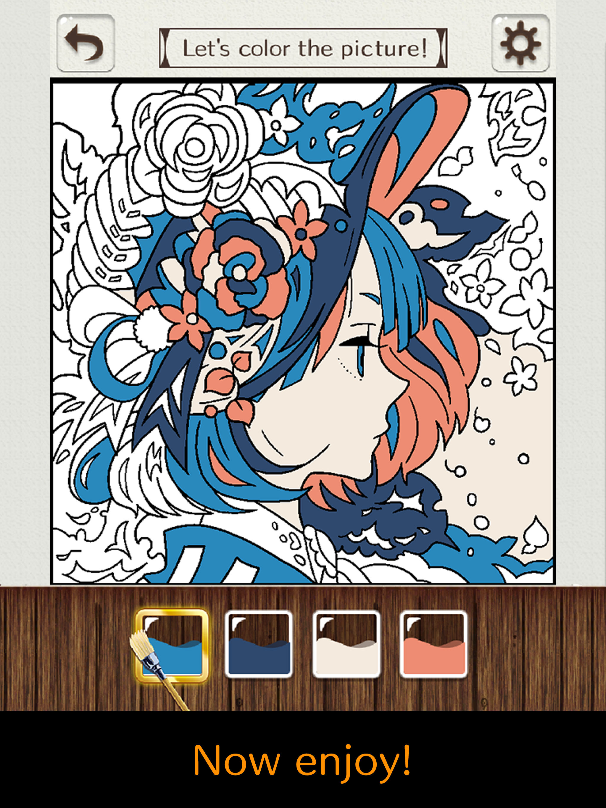 Coloring puzzle-Colorful Games