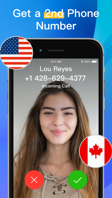 SkyCall: 2nd Number Phone Call Screenshot