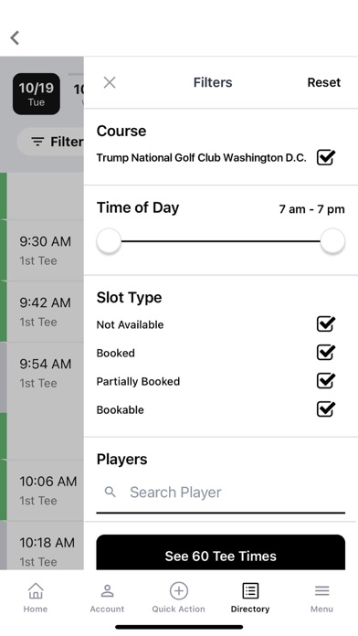 Trump Golf Washington, D.C. Screenshot