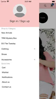 trw boutique iphone screenshot 2