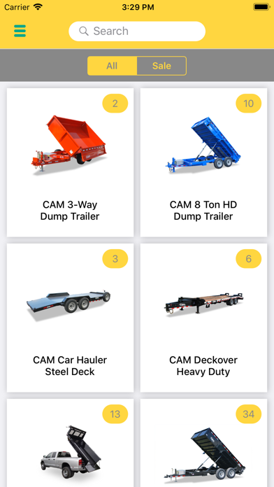 CAM Superline Dealer Portal Screenshot