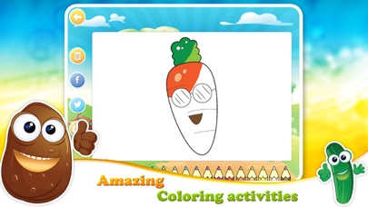 Veggies & Fruits Junior games Screenshot