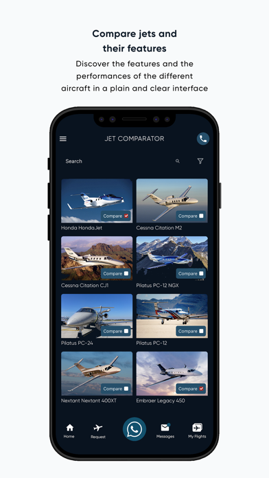 Private Jets Charter LunaJets Screenshot