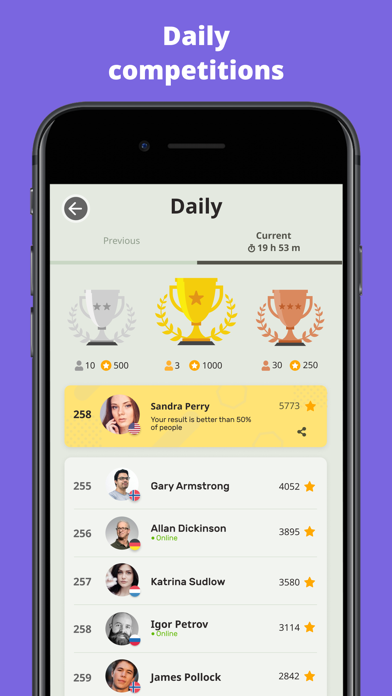 QuizzLand. Quiz & Trivia game Screenshot