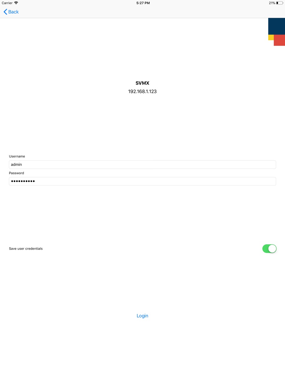iPad screenshot