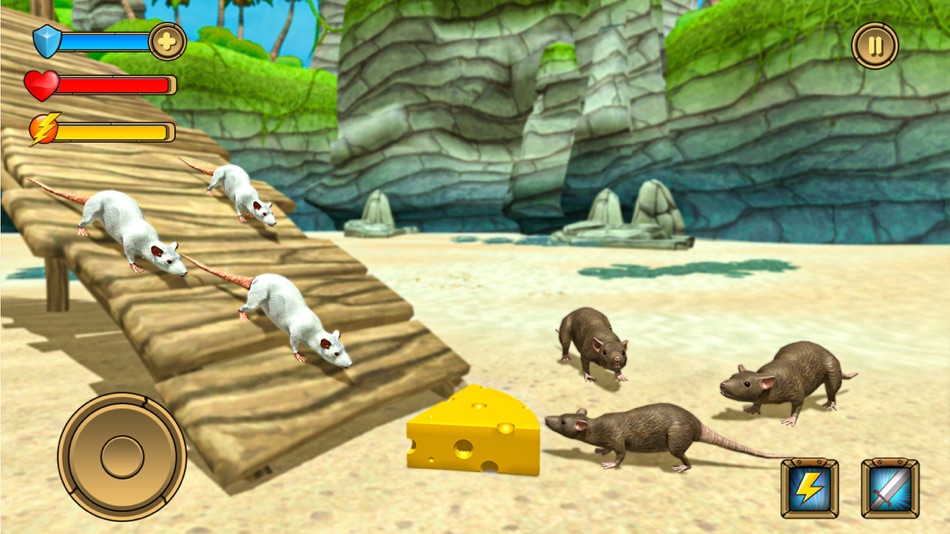 #4. Jerry Mouse Rat Life Simulator (iOS) 由: Muhammad Waseem Nisar