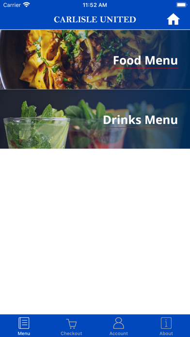 Carlisle United Food and Drink Screenshot