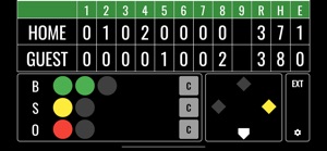 Easy Baseball Scoreboard screenshot #1 for iPhone