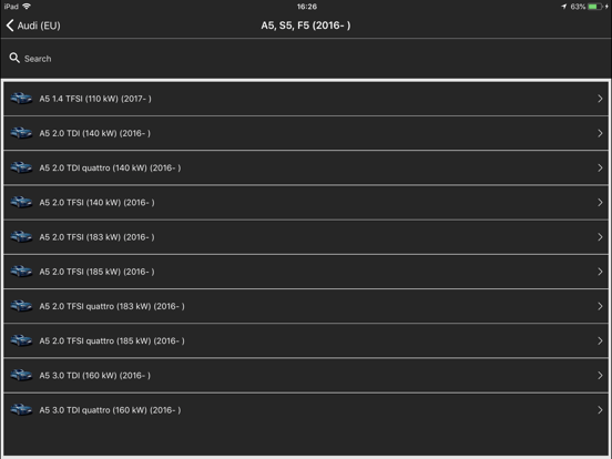 Screenshot #6 pour Wolflubes Lubricant Finder