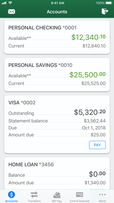 Members Plus Credit Union Screenshot