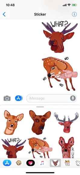 Game screenshot Deer Emoji Funny Stickers hack