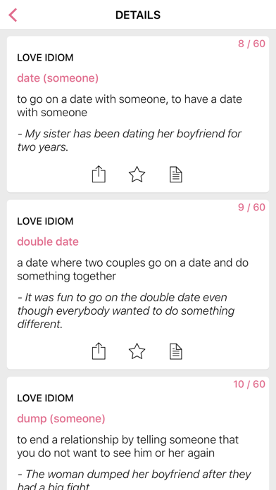 Clothing - Love idioms Screenshot