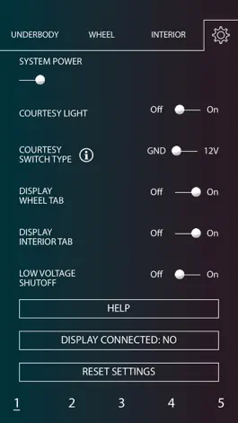 Game screenshot LEDGlow Automotive Control hack