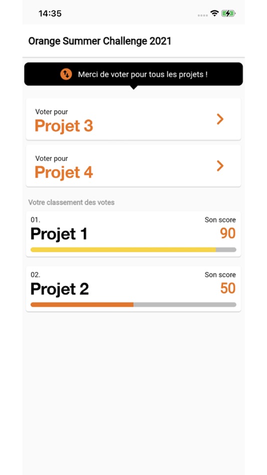 #2. VotePad (iOS) By: Orange Tunisie