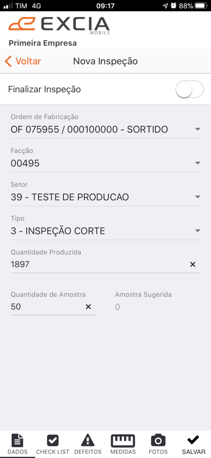 EXCIA Inspeção Antigo