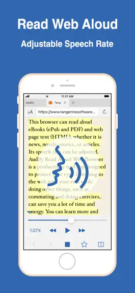 Game screenshot Audify read aloud web browser apk