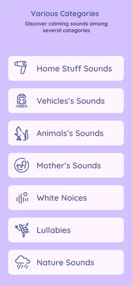 Game screenshot Baby Sleep White Noise Lullaby apk