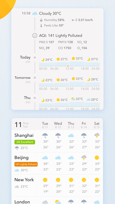 MyWeather - 15-Day Forecast Screenshot