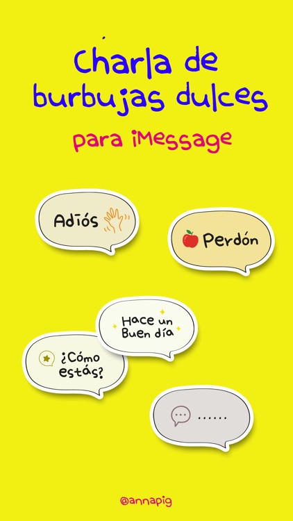 Charla de burbujas dulces