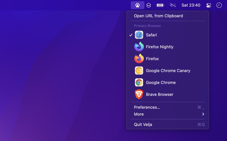#1. Velja (macOS) 由: Sindre Sorhus