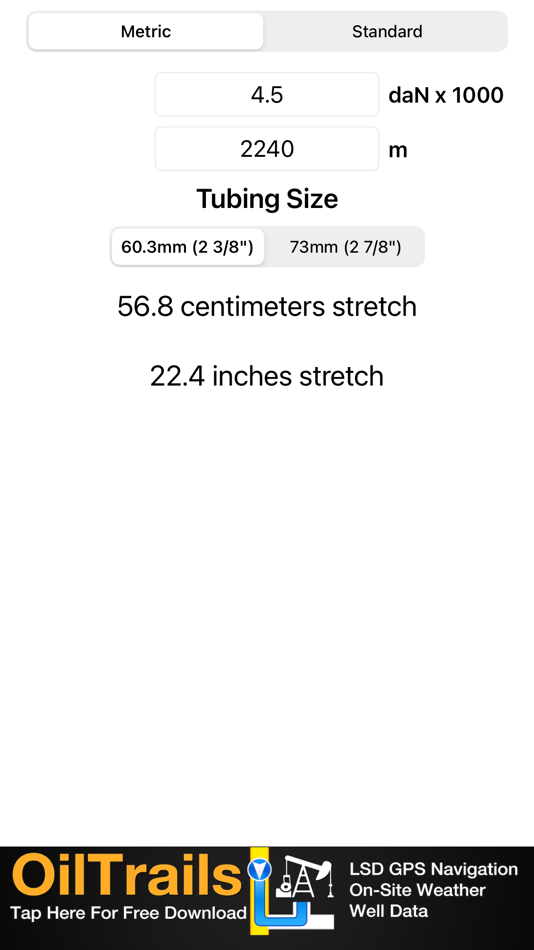#1. Tubing Stretch Calculator (iOS) 由: Ash Point Ltd.