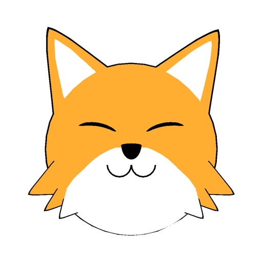 fox ball sticker