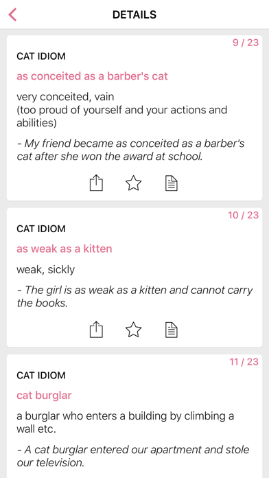 Screenshot #1 pour Love Animal idioms in English