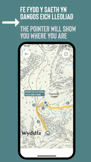 llwybrau yr wyddfa iphone screenshot 3