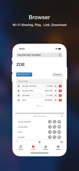 Game screenshot ZOE - Video Player PRO apk