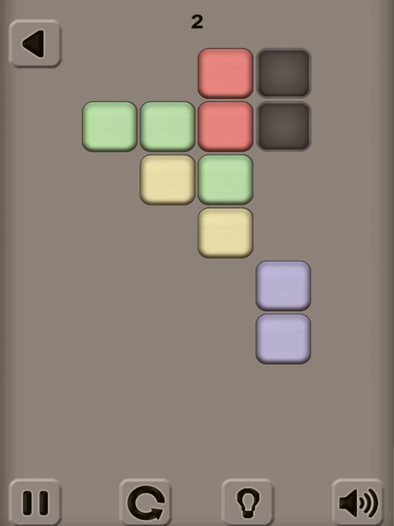 Colored Blocks Puzzle iPad screenshot