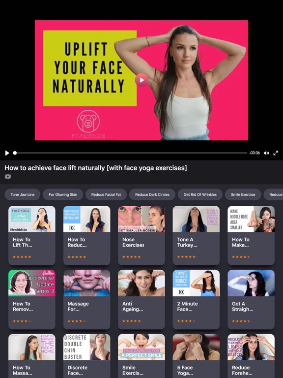 Screenshot #5 pour Visage Yoga Exercice Francais